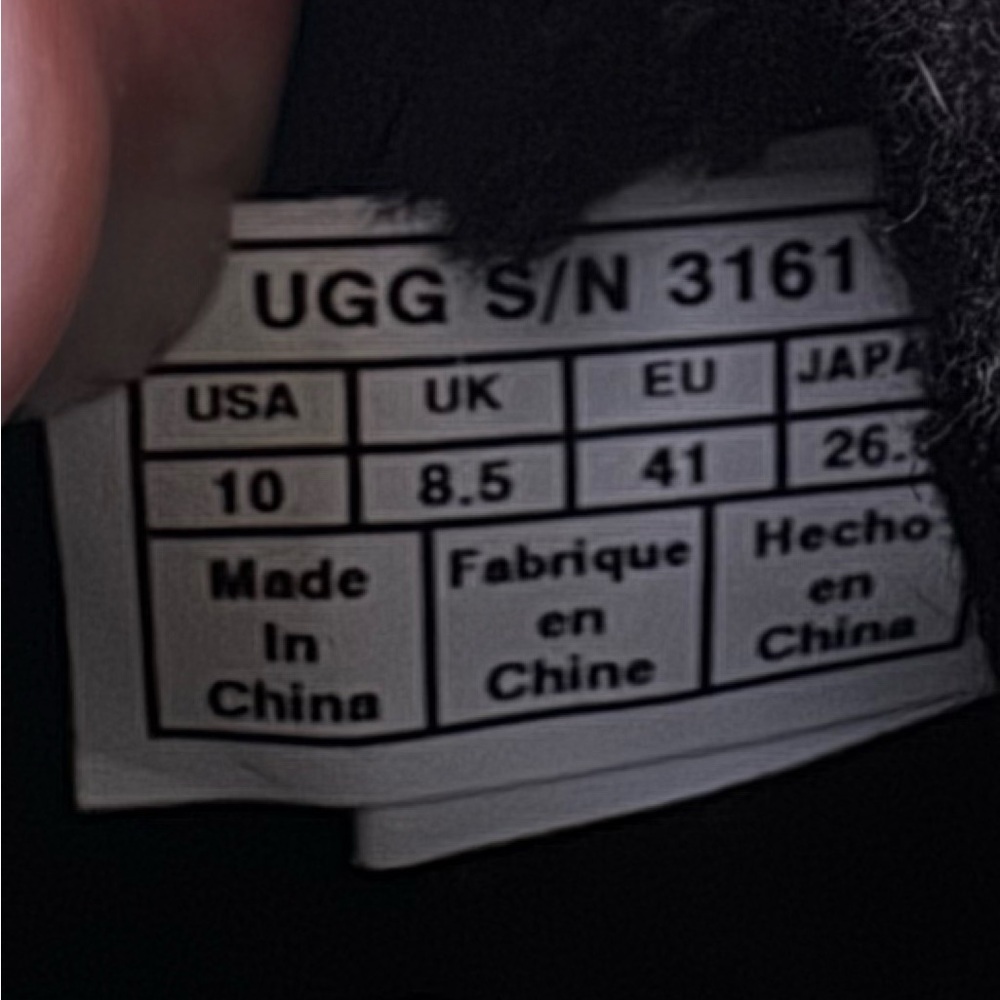 UGG Black Sequin Boots - Picture 4 of 4